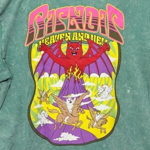 RIP N DIP Heaven And Hell Graphic Tee Green Large Streetwear